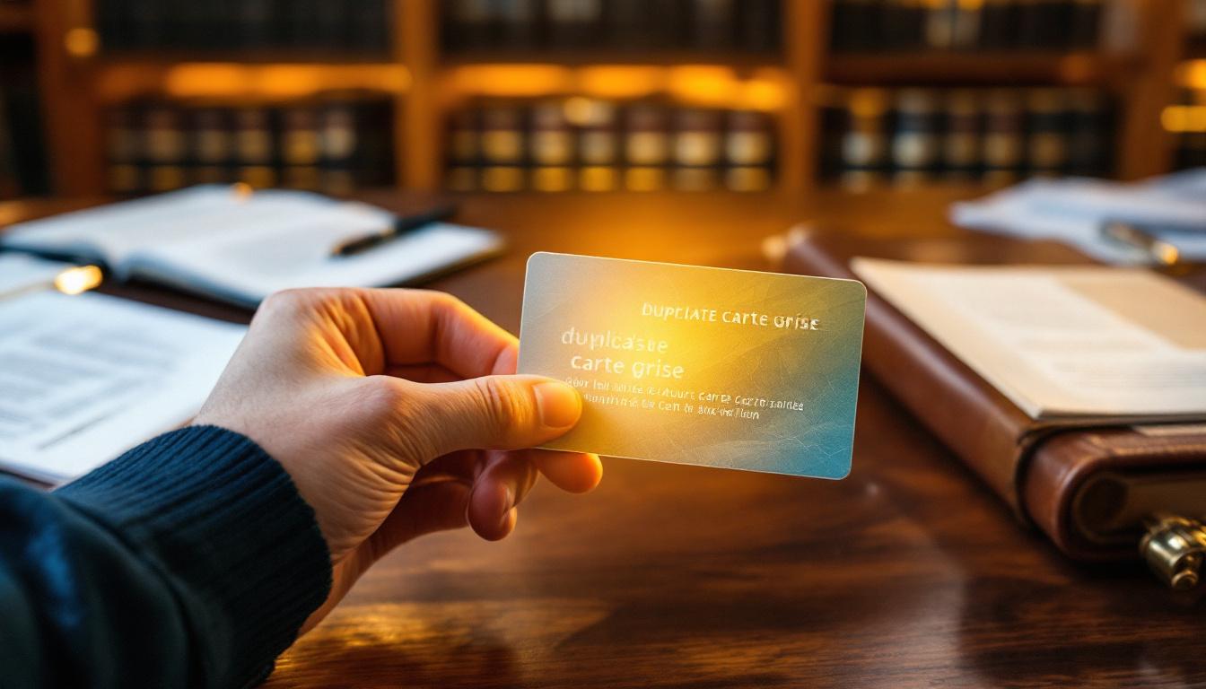 Comment obtenir un duplicata carte grise rapidement en 2026